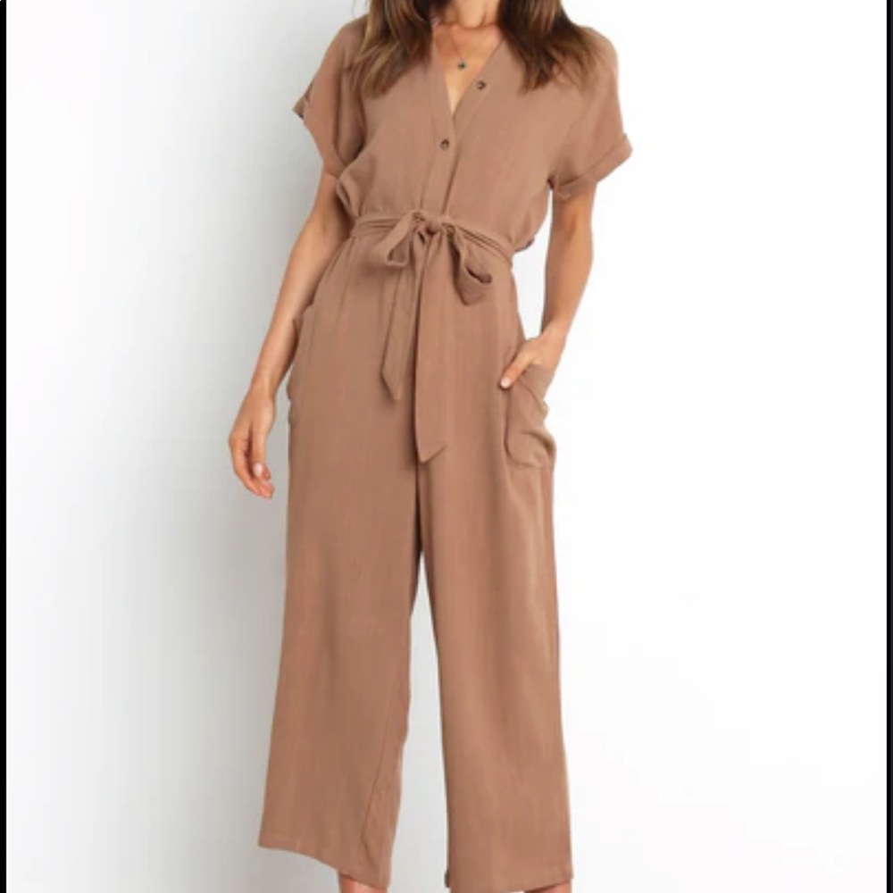 Maverick Jumpsuit from Petal and Pup - Mocha